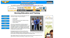 Desktop Screenshot of nursing411.org